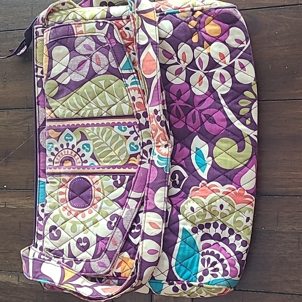 Vera Bradley Plum Crazy Crossbody Bag